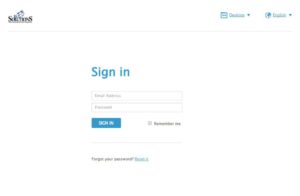 Login ved brug af din e-mail adresse og adgangskode (se billede 1)